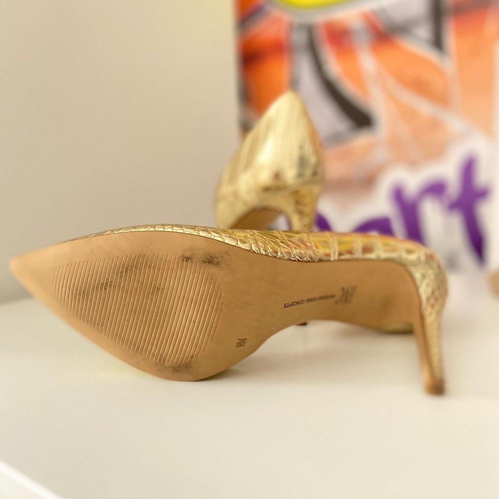 Kenjay D'Orsay Pumps Gold - Picture 4 of 5